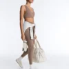 Reggiseno sportivo Comfortlux a sostegno medio con orlo a giorno