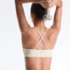Reggiseno sportivo Evermove a sostegno leggero con stampa floreale