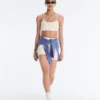 Reggiseno sportivo Evermove a sostegno leggero con stampa floreale