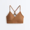 Reggiseno sportivo intrecciato Comfortlux a sostegno medio
