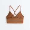 Reggiseno sportivo intrecciato Comfortlux a sostegno medio