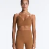 Reggiseno sportivo intrecciato Comfortlux a sostegno medio