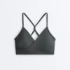 Reggiseno sportivo intrecciato Comfortlux a sostegno medio