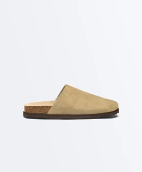 Sabot in pelle crosta
