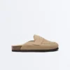 Sabot in pelle crosta