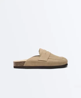 Sabot in pelle crosta