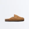 Sabot in pelle crosta