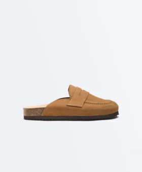 Sabot in pelle crosta