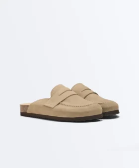 Sabot in pelle crosta