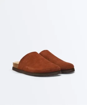 Sabot in pelle crosta