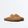 Sabot in pelle crosta
