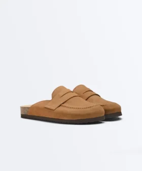 Sabot in pelle crosta