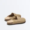 Sabot in pelle crosta