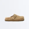 Sabot in pelle crosta con fibbia Sabot in pelle crosta con fibbia