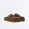 Sabot in pelle crosta con fibbia Sabot in pelle crosta con fibbia