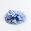 Scrunchie grande a righe miste in 100% cotone Scrunchie grande a righe miste in 100% cotone
