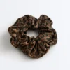 Scrunchie grande in jacquard leopardato Scrunchie grande in jacquard leopardato