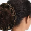 Scrunchie grande in jacquard leopardato Scrunchie grande in jacquard leopardato