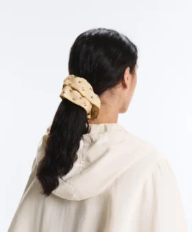 Scrunchie per capelli grande con stampa