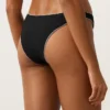 Slip Bikini a copertura media con taglio a U e bordino