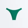 Slip bikini a copertura media con taglio a U in piqué Slip bikini a copertura media con taglio a U in piqué