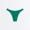 Slip bikini a copertura media con taglio a U in piqué Slip bikini a copertura media con taglio a U in piqué