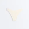 Slip bikini a copertura media con taglio a U in tessuto stropicciato Slip bikini a copertura media con taglio a U in tessuto stropicciato