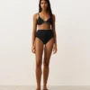 Slip bikini a vita alta con bordino Slip bikini a vita alta con bordino