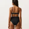 Slip bikini a vita alta con bordino Slip bikini a vita alta con bordino