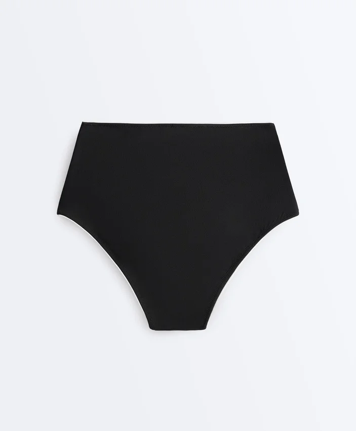 Slip bikini a vita alta con bordino Slip bikini a vita alta con bordino