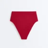 Slip bikini a vita alta con trama a nido d’ape Slip bikini a vita alta con trama a nido d’ape