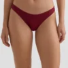 Slip bikini brasiliano in jacquard a quadretti mini con taglio a U Slip bikini brasiliano in jacquard a quadretti mini con taglio a U