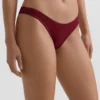 Slip bikini brasiliano in jacquard a quadretti mini con taglio a U Slip bikini brasiliano in jacquard a quadretti mini con taglio a U