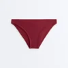 Slip bikini classico in jacquard a mini quadri Slip bikini classico in jacquard a mini quadri
