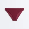 Slip bikini classico in jacquard a mini quadri
