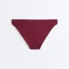 Slip bikini classico in jacquard a mini quadri