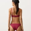 Slip bikini classico in jacquard geometrico