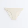 Slip bikini classico in maglia all’uncinetto con texture a bolle Slip bikini classico in maglia all’uncinetto con texture a bolle