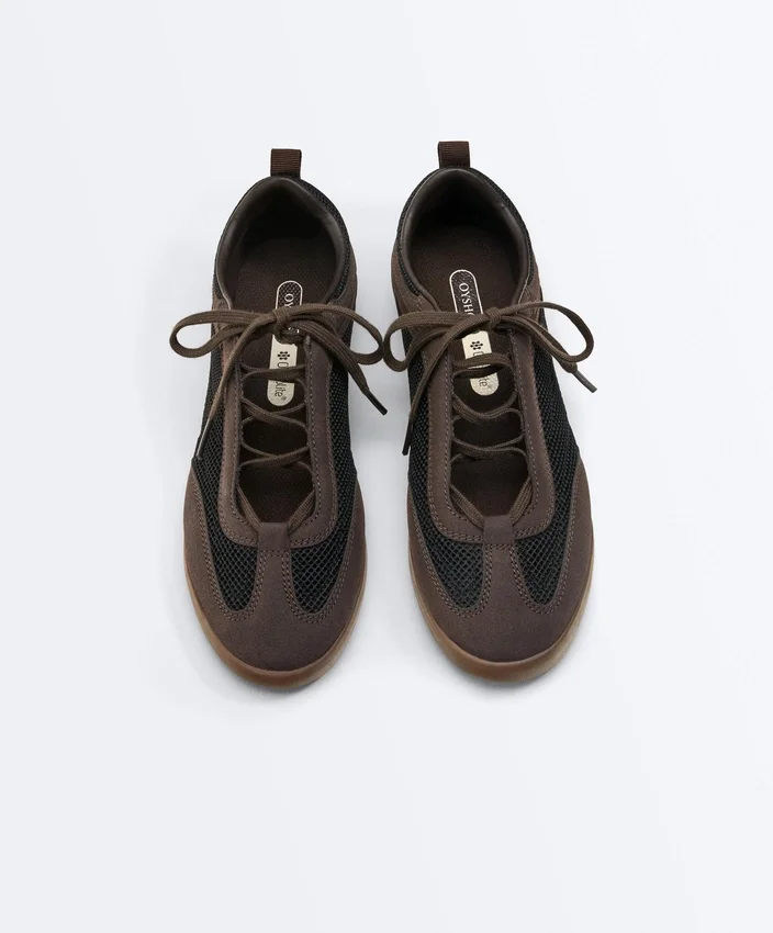 Sneakers in mesh misto Sneakers in mesh misto