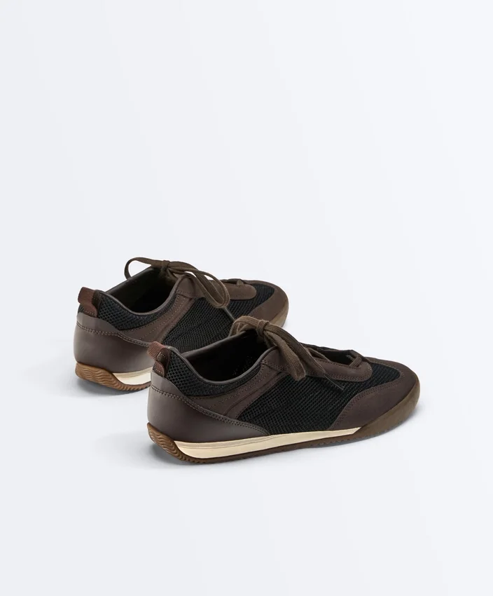 Sneakers in mesh misto Sneakers in mesh misto