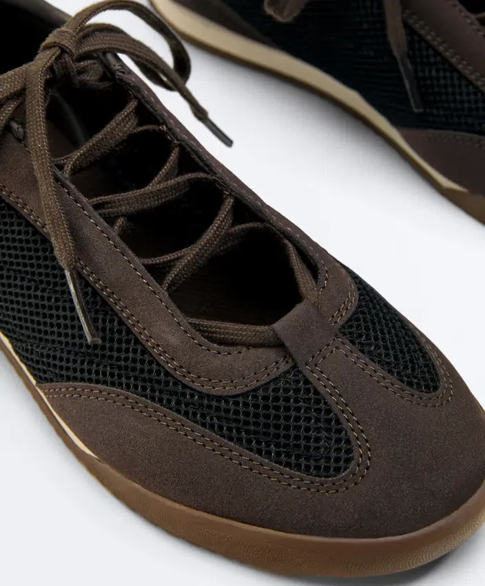 Sneakers in mesh misto Sneakers in mesh misto