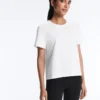 T-shirt a maniche corte in misto cotone, vestibilità regolare per pantaloncini