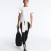 T-shirt a maniche corte in misto cotone, vestibilità regolare per pantaloncini