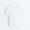 T-shirt a maniche corte in misto cotone, vestibilità regolare per pantaloncini
