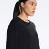 T-shirt a maniche corte in misto modal con orlo posteriore arrotondato