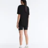 T-shirt a maniche corte in misto modal con orlo posteriore arrotondato