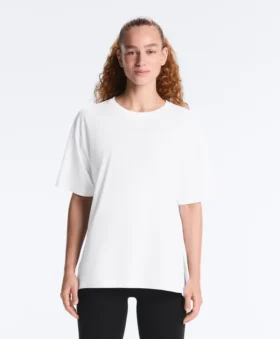 T-shirt a maniche corte lunga in misto cotone