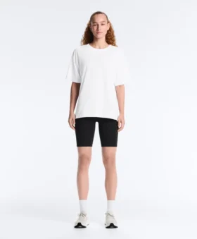 T-shirt a maniche corte lunga in misto cotone