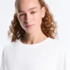 T-shirt a maniche corte lunga in misto cotone T-shirt a maniche corte lunga in misto cotone
