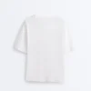 T-shirt a maniche corte lunga in misto cotone T-shirt a maniche corte lunga in misto cotone